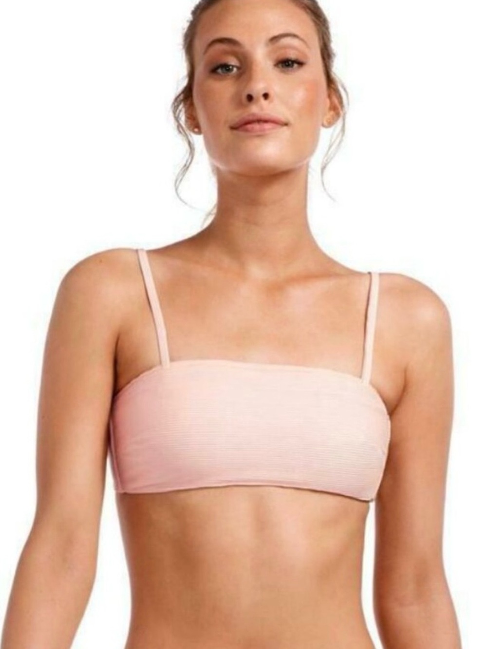 Vitamin A Mila Convertible Bandeau Top-Ballet Pink